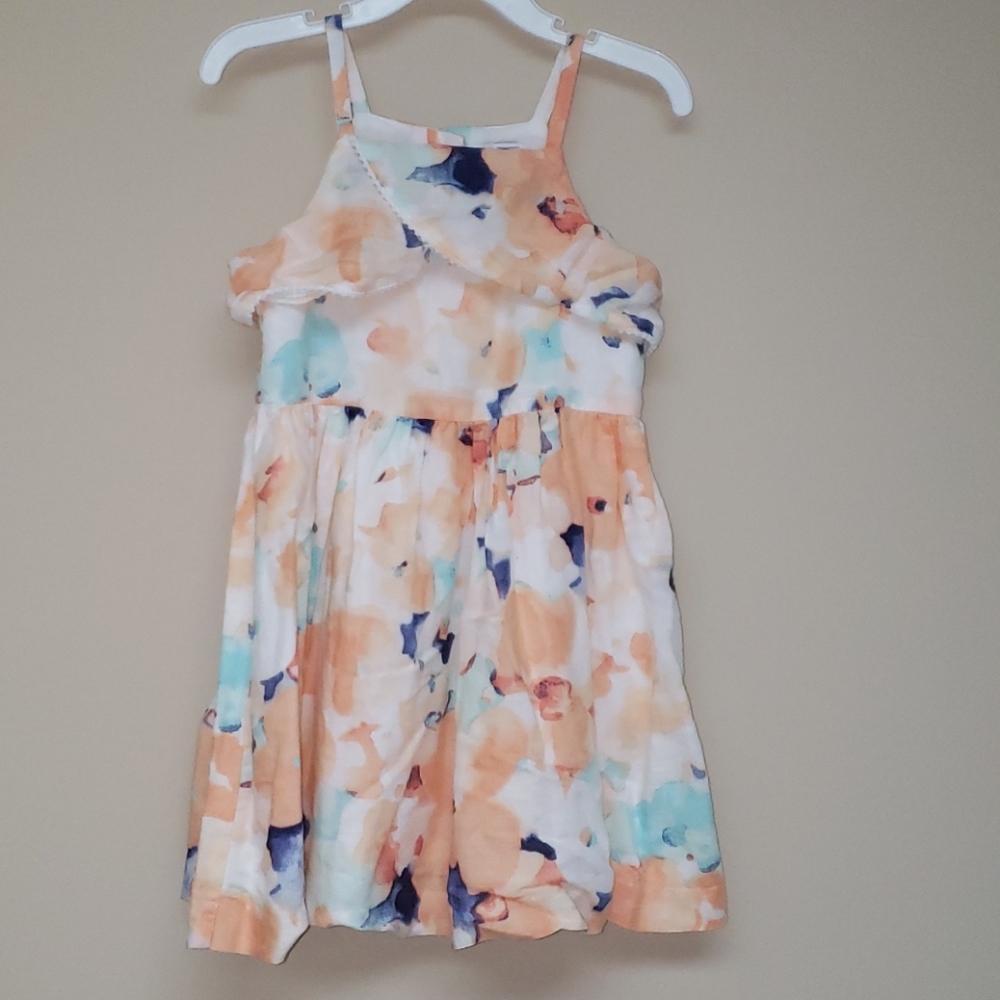 Janie and Jack linen water color dress